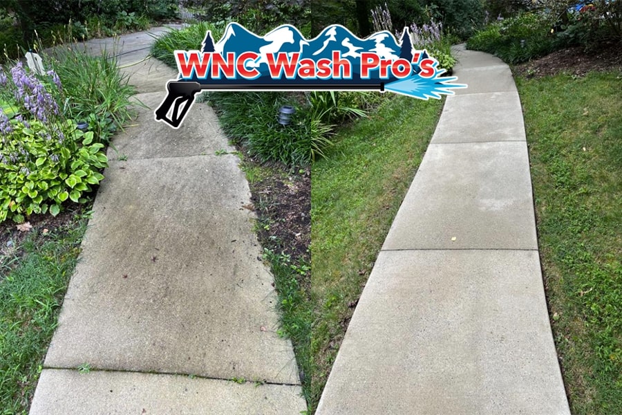Concrete Pressure Washing in Leicester, NC