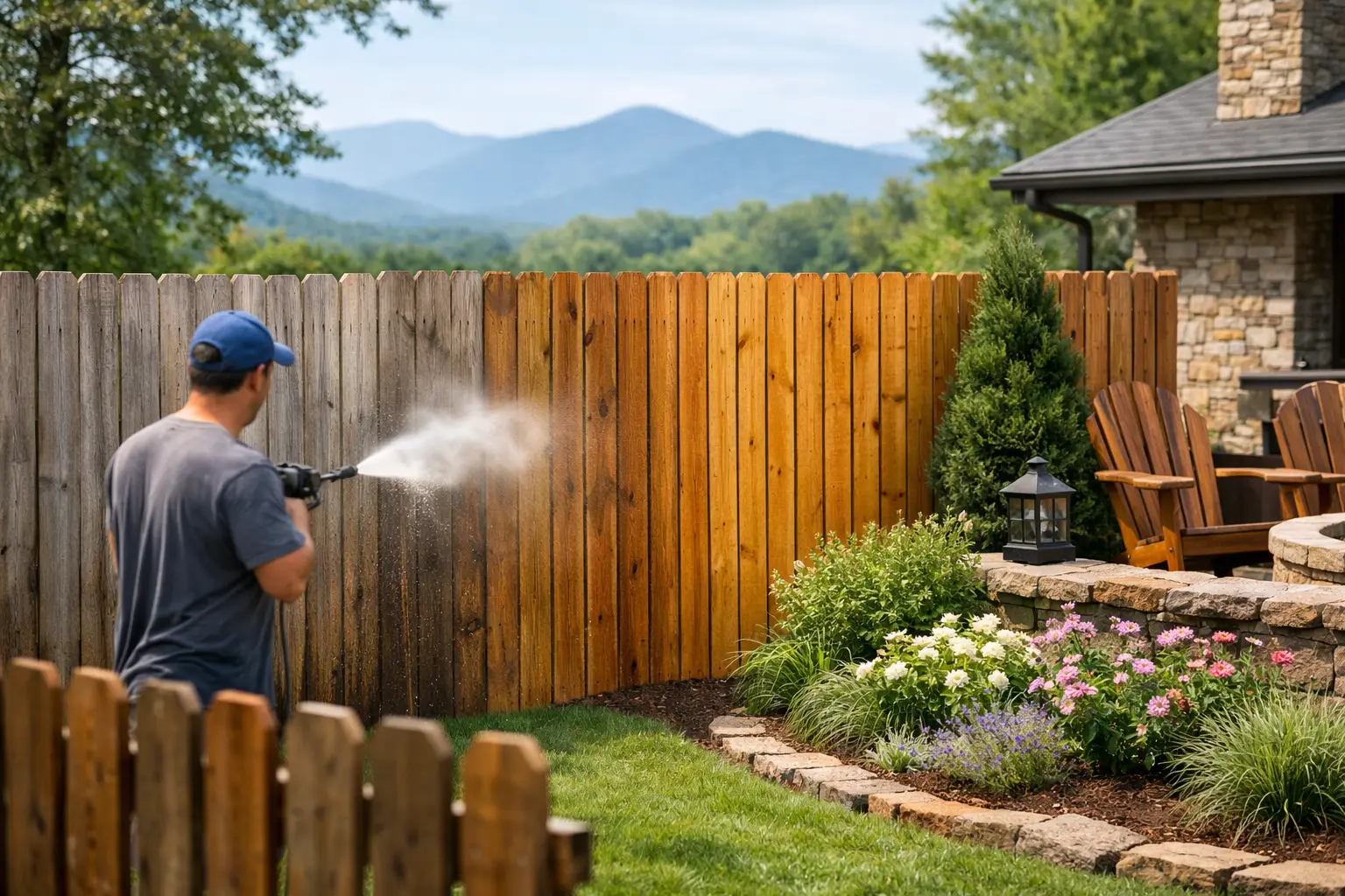 Fence Cleaning Asheville NC for Lasting Curb Appeal