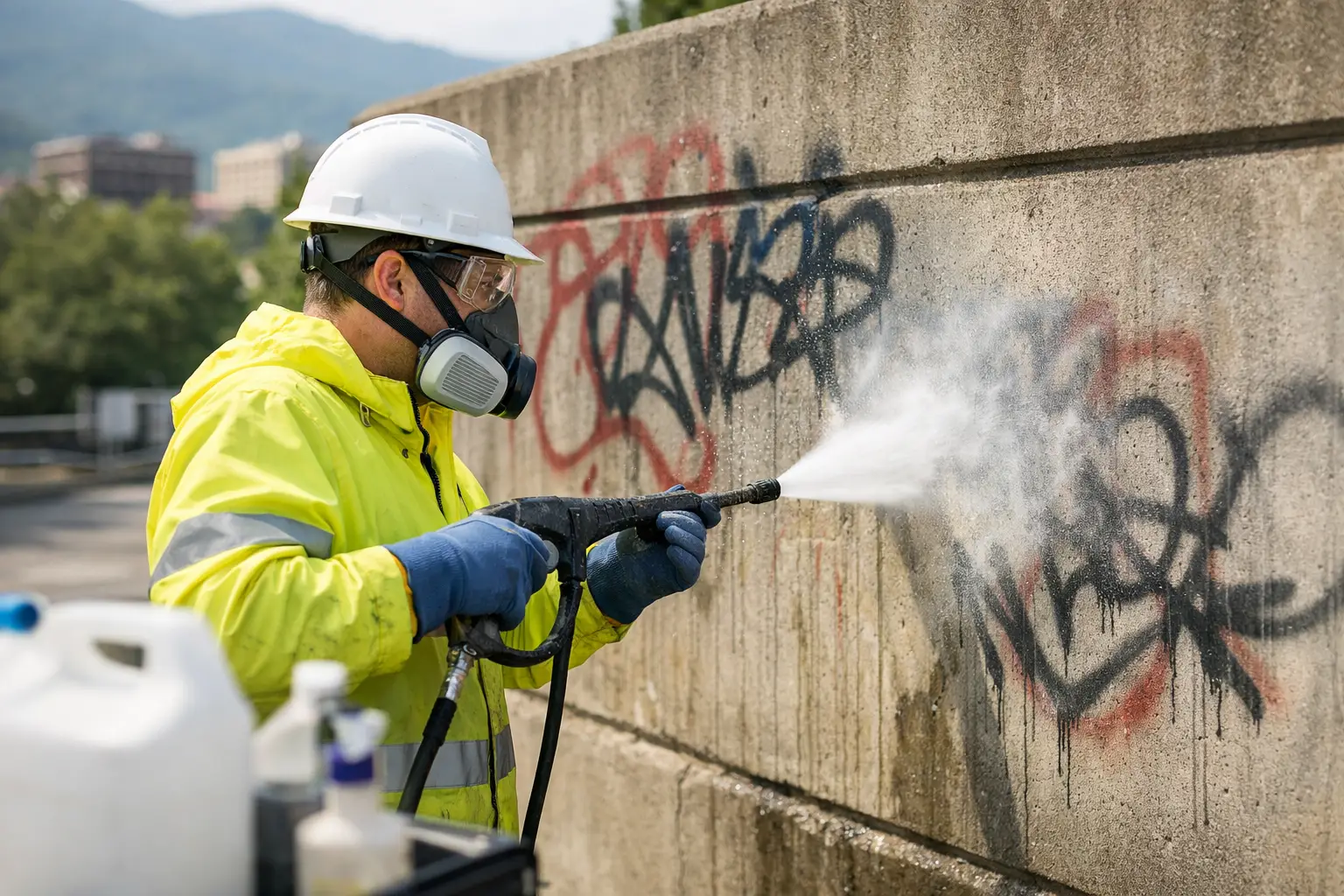 Graffiti Removal Asheville Done Safely