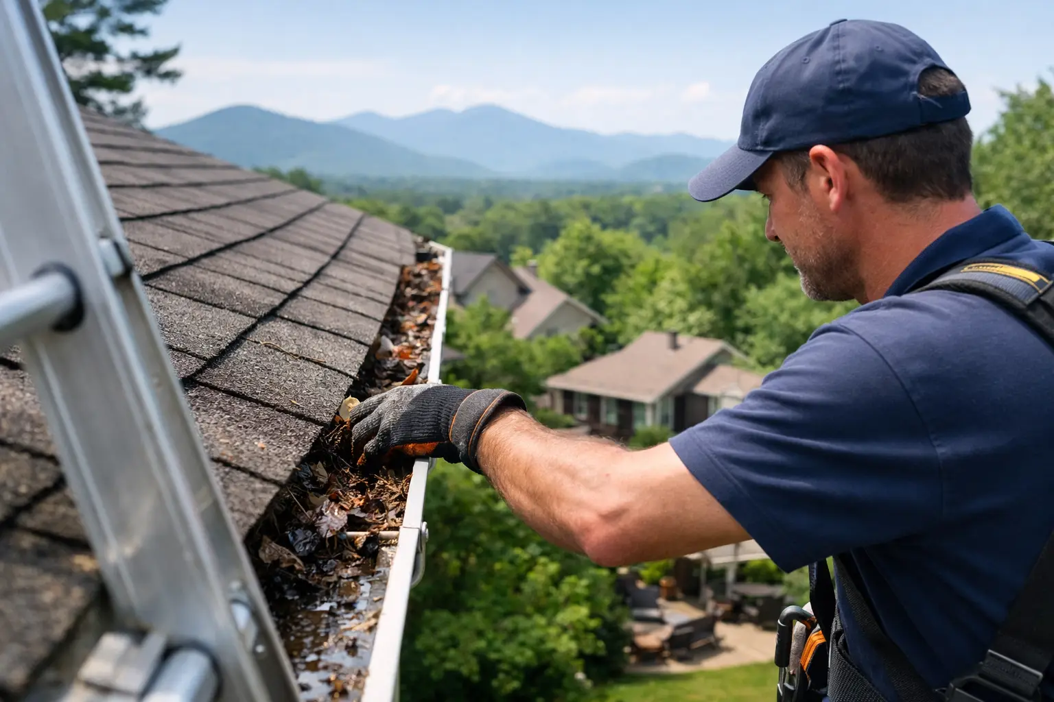 Gutter Cleaning Asheville NC for Safer Homes