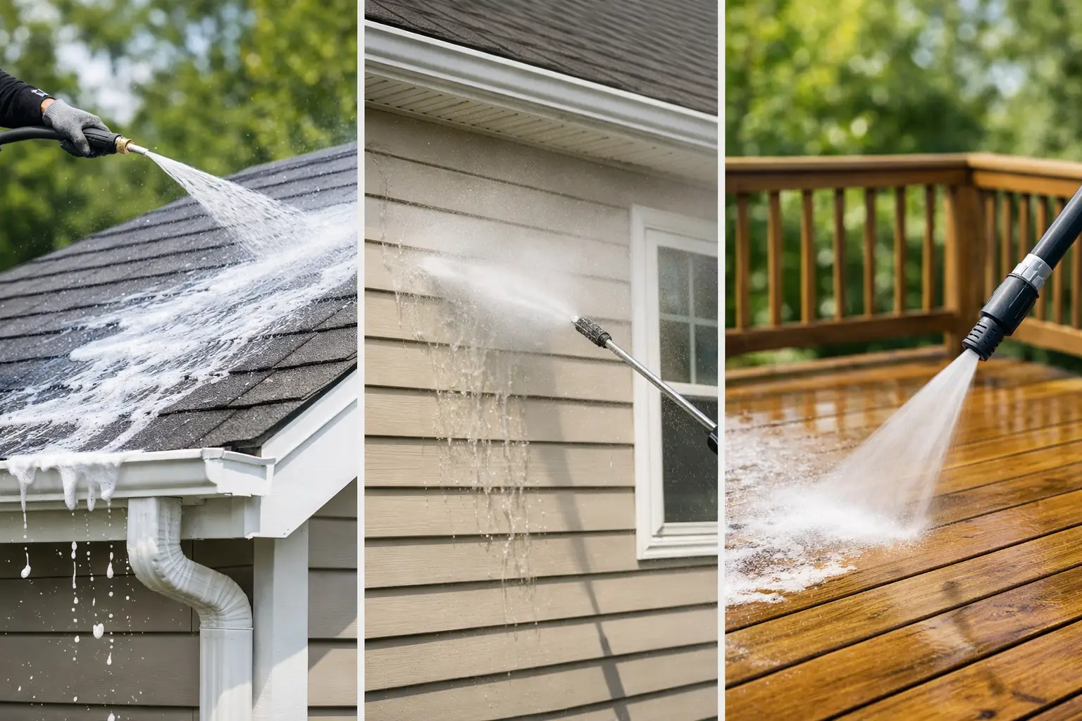 Is Softwash Safe for Your Roof, Siding, and Deck?