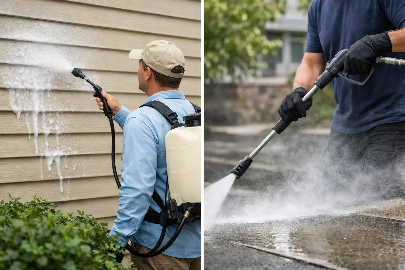 Soft Washing vs Pressure Washing: Which Is Safer?