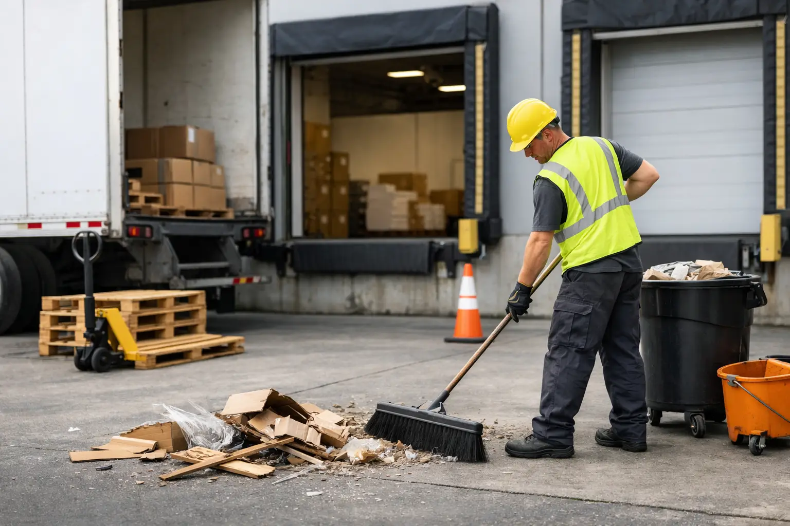 A Loading Dock Cleanup Example for Safer Sites