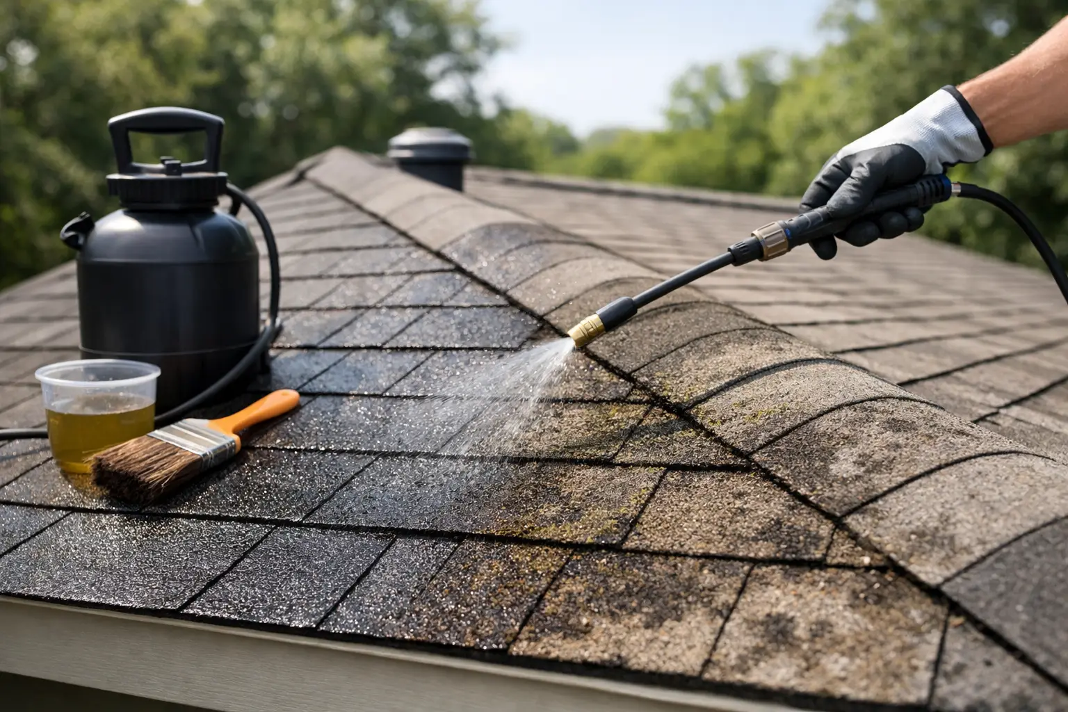 Shingle Stain Treatment That Protects Your Roof