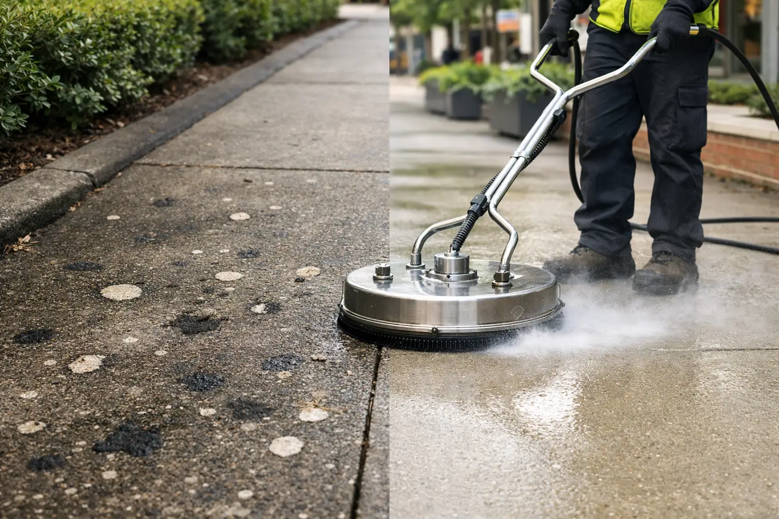 Sidewalk Gum Removal That Restores Curb Appeal