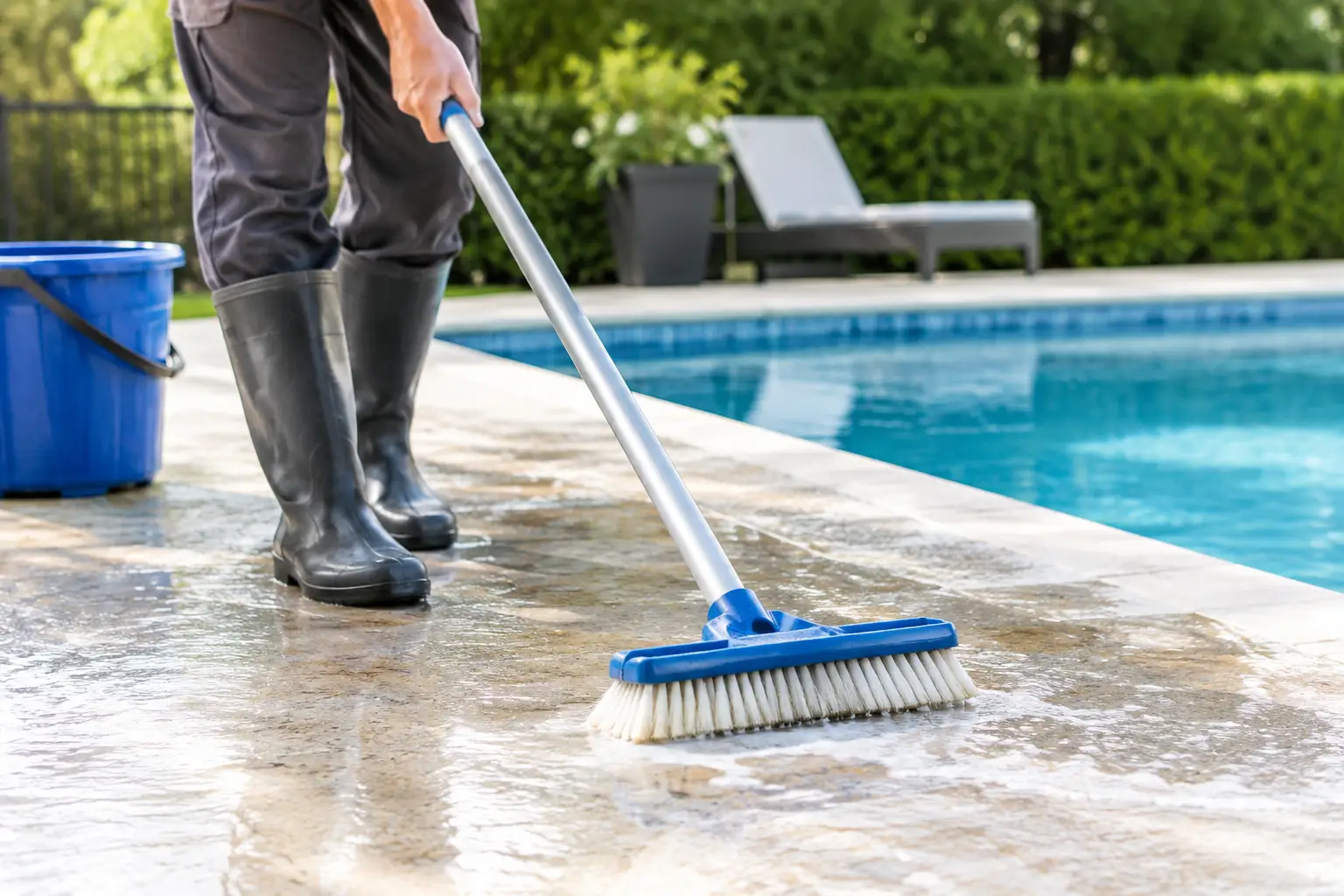 Best Ways to Clean Pool Decks Without Damage