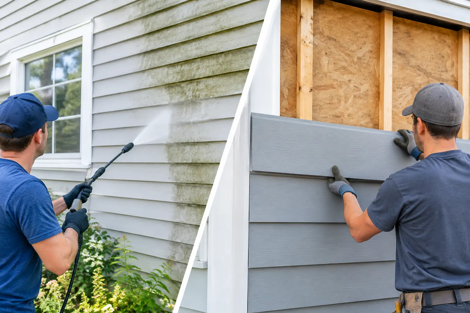 Siding Cleaning Versus Replacement - Which Fits?